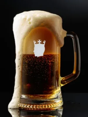 Valentine Gifts Beer Mug Engraved Badshah For Husband