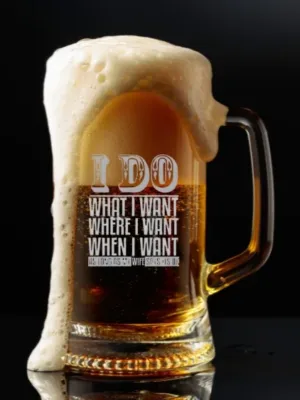 Valentine Gifts Engraved I Do Beer Mug For Husband