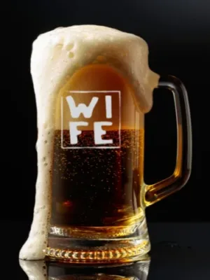 Valentine Special Gifts Engraved Wife Beer Mug For Wife