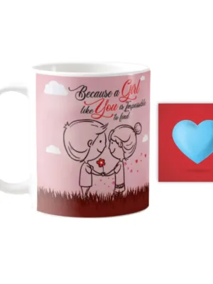 Valentine Gifts Coffee Mug Because A Girl Like You Is Impossible For Couples