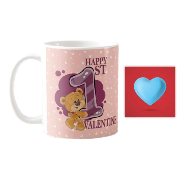 Valentine Gifts Coffee Mug Happy First Valentines Day For Couples