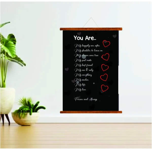 You are Romantic Love Valentine Scroll