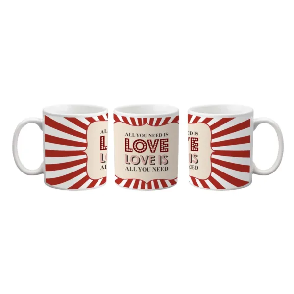 Valentine Gifts Coffee Mug All You Need is Love For Couples