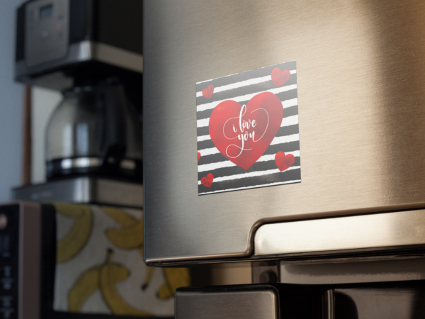 Valentine Gift Fridge Magnet I Love You For Couple