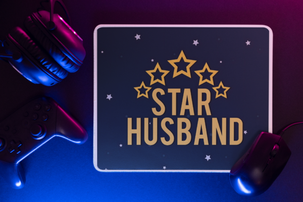 Star Husband Printed Valentine Husband