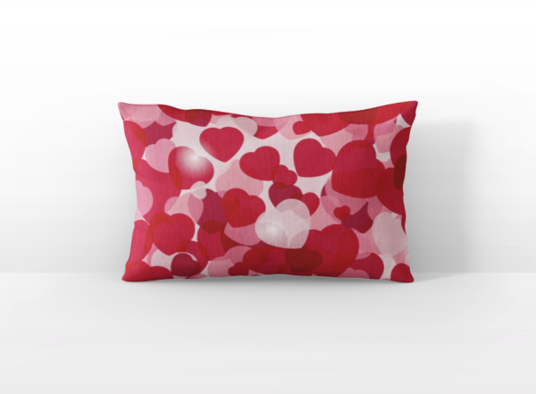 Love You Printed Bedsheet for Couple with 2 Pillow Covers
