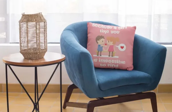 Valentine Gift Girl Like You is Impossible to Find Cushion Cover For Girlfriend