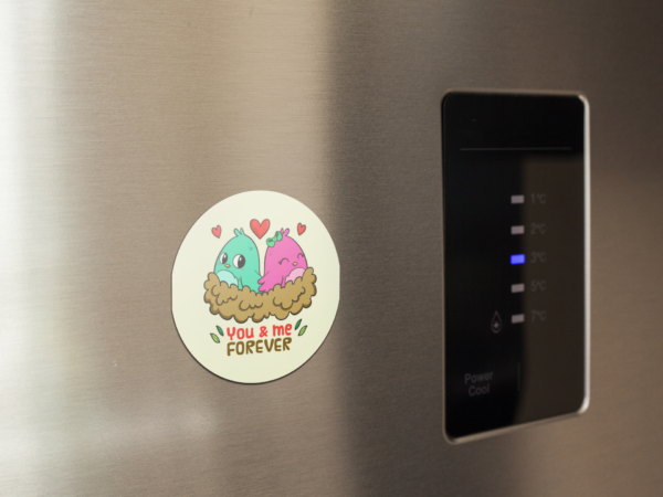 Valentine Fridge Magnet You and Me Forever Boyfriend Girlfriend