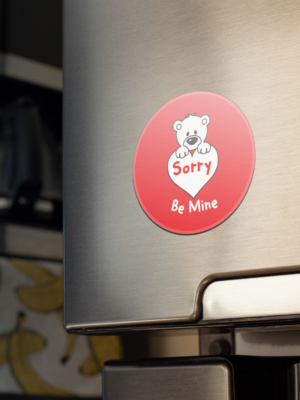 Valentine Gift Sorry Be Mine Fridge Magnet