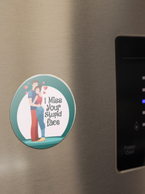 template-of-a-magnet-on-a-fridge-door-a14791