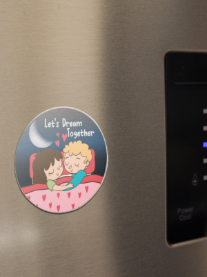 template-of-a-magnet-on-a-fridge-door-a14791