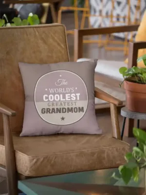 Coolest Grandmom Cushion Cover