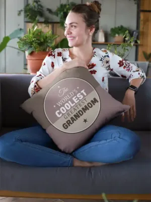 Coolest Greatest Grandma Cushion Cover