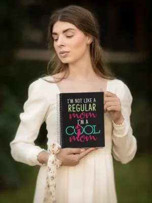 I'm Cool Mom Wirebound Notebook