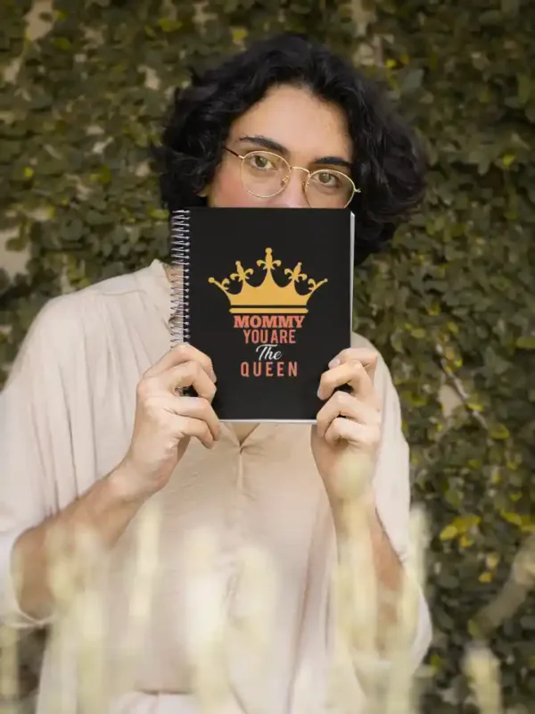 Mommy You Are the Queen Wirebound Notebook