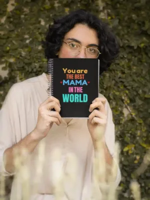 To The Best Mama in The World Wirebound Notebook