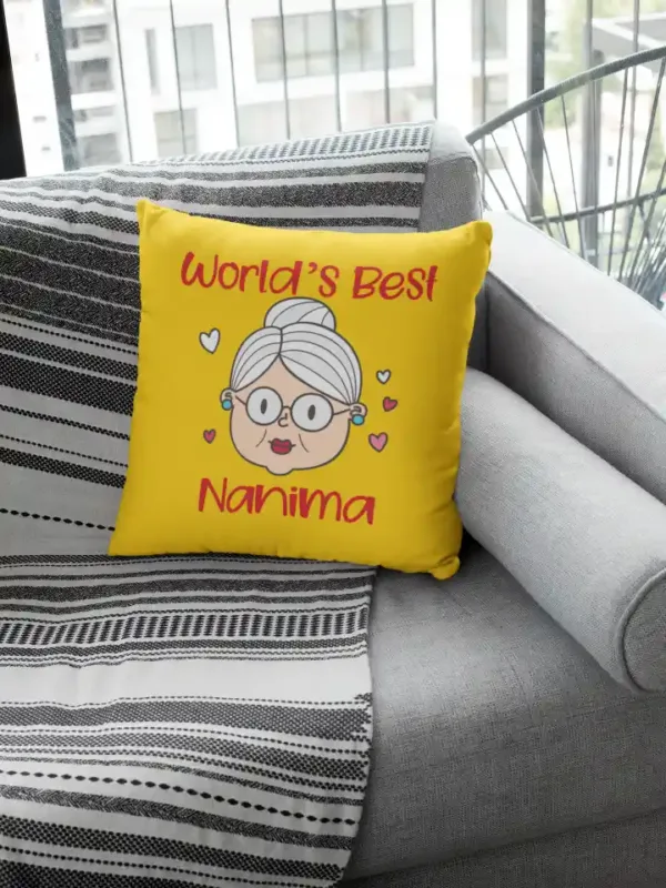 Worlds Best Nanima Cushion Cover