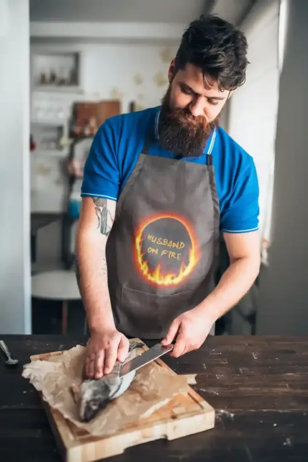 Husband On Fire Apron