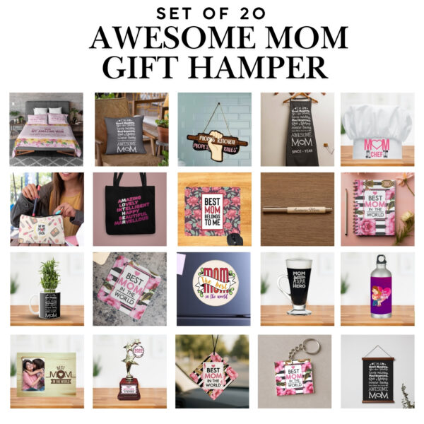 Awesome Mom Gift Hamper set of 20