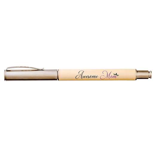 Awesome Mom Wooden Pen