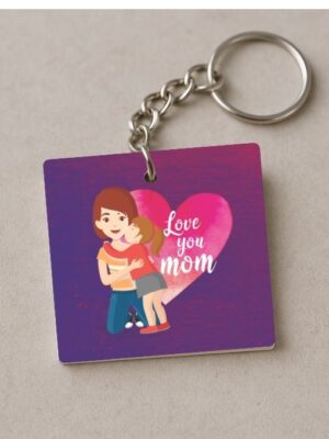 Love You Mom Keychain