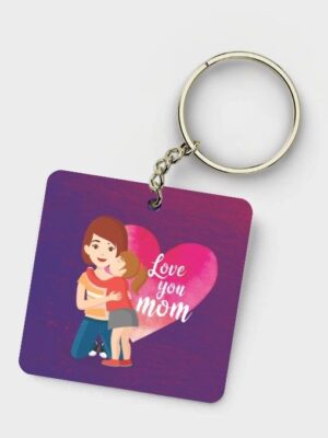 Love You Mom Keychain