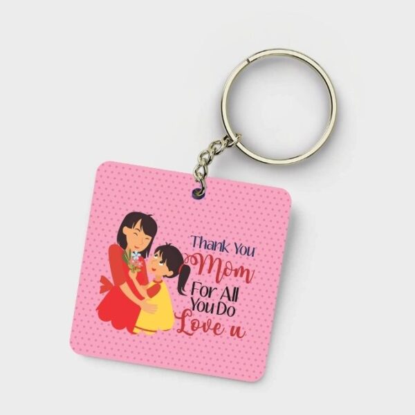 Thank You Mom Keychain