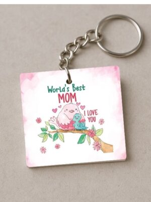 World's Best Mom Keychain
