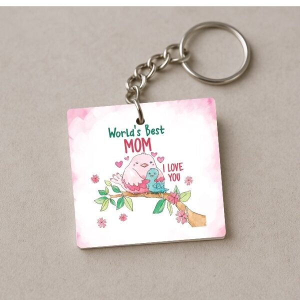 World's Best Mom Keychain
