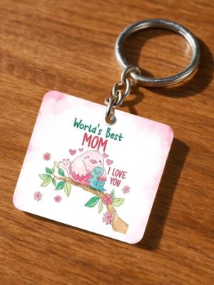 World's Best Mom Keychain