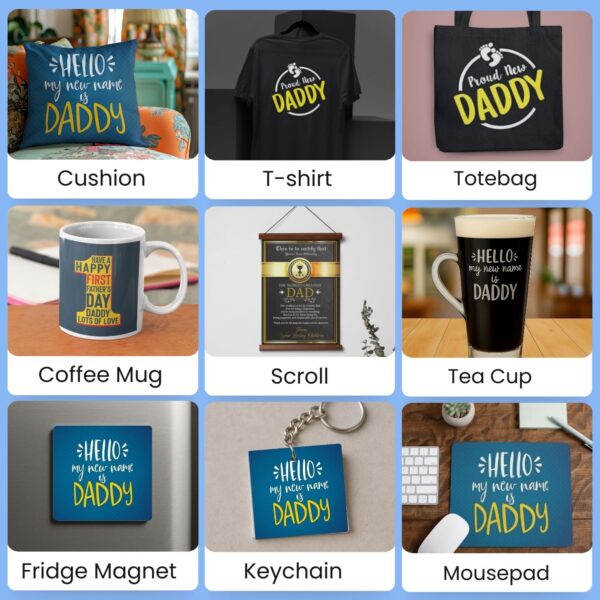 1st Father's Day Hamper Set of 9 Gifts