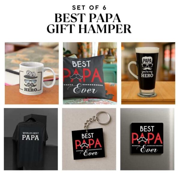 Best Papa Hamper Set of 6 Gifts