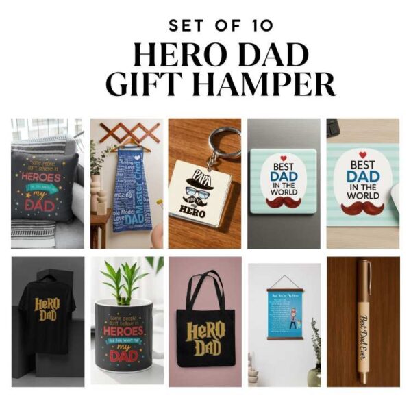Hero Dad Hamper Set of 10 Gifts