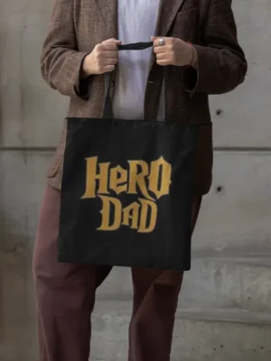 Hero Dad Tote Bag