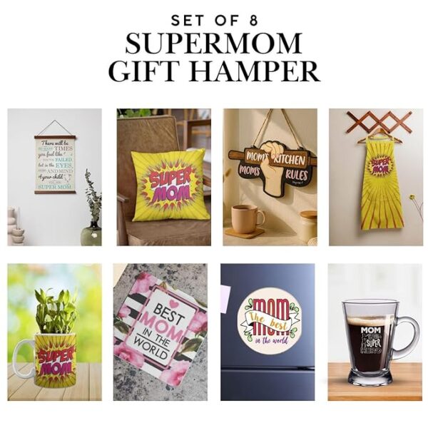 Super Mom Gift Hamper set of 8 Gifts