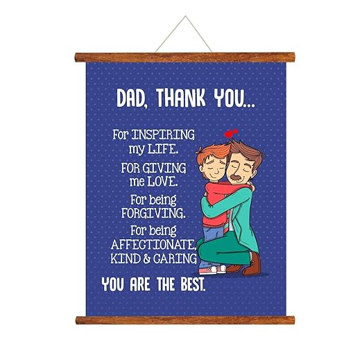 Thank you Dad You Are The Best Scroll