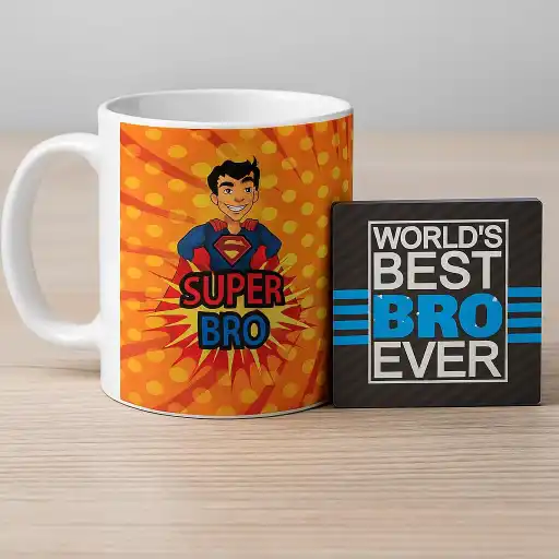 Super Bro Rakhi Gift Hamper Set