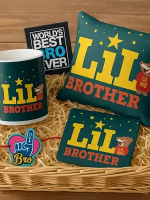Little Brother Rakhi Gift Hamper Set