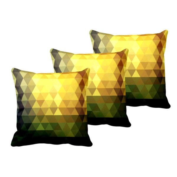 Dexterously Abstract Cushion Cover Set of 3 20X20 inches