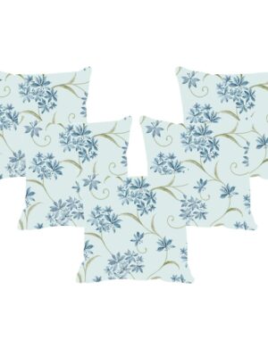 Attractively Floral Printed Cushion Covers (Multicolour, 12x12 inches, Set of 5 )
