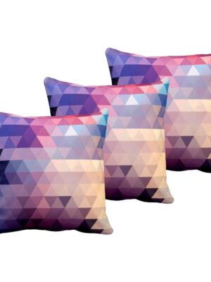 Adroitly Abstract Cushion Cover Set of 3 24X24 inches