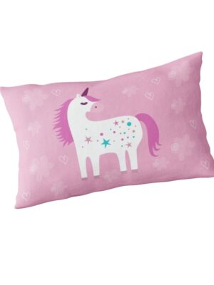 Birthday Gifts 27 x 18 Inches Unicon Magic Printed Velvet Pillow Cover for Living Room, Kids Room, Sofa Pillows