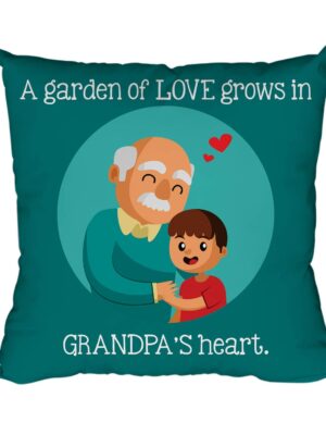 Love Grows in Grandpa for Grandfather Gifts for Grandfather Cushion Cover 16 x 16 inches