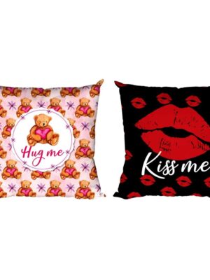 Couple Valentine's Day Gifts 24x24 Inches Throw Cushion Covers Pillows Set of 2 for Husband Wife Girlfriend Boyfriend - You Make Me Smile