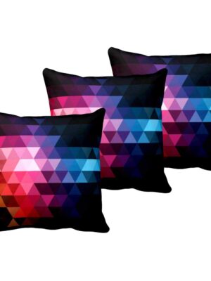 Harmoniously Abstract Cushion Cover Set of 3 24X24 inches