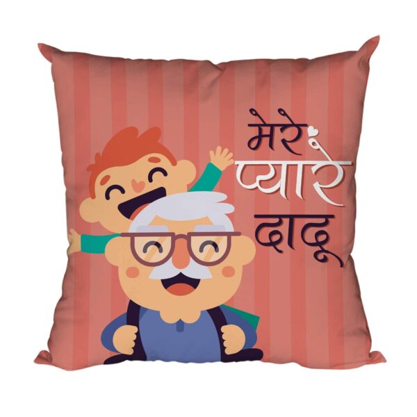 Love Grows in Grandpa for Grandfather Gifts for Grandfather Cushion Cover 16 x 16 inches