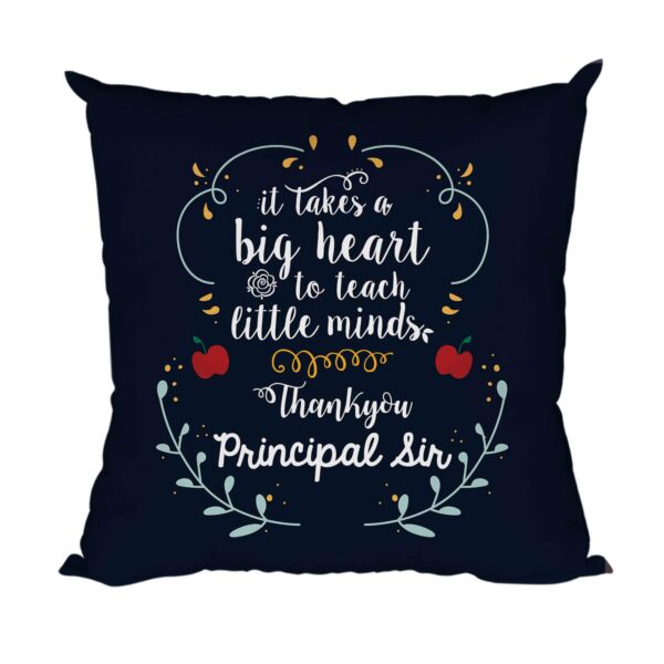 Teachers Day Gifts Combo, Thank You Principal Sir Hamper Set of 3 - Mug, Cushion Cover, Coaster
