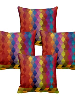 Distinctively Abstract Cushion Cover Set of 4 20X20 inches