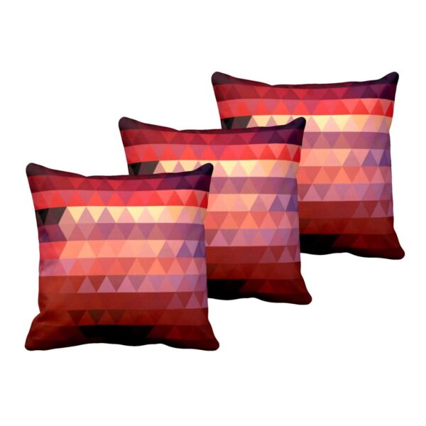 Felicitously Abstract Cushion Cover Set of 3 24X24 inches