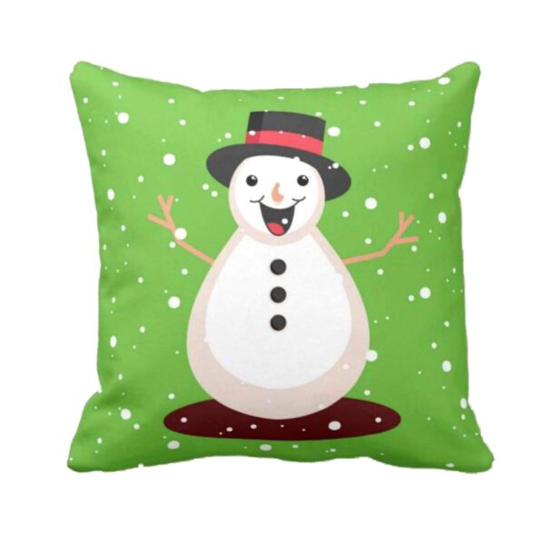 Christmas Gifts Cushion Covers House Decoration 20x20 inches Set of 5 - Santa Claus Snowman